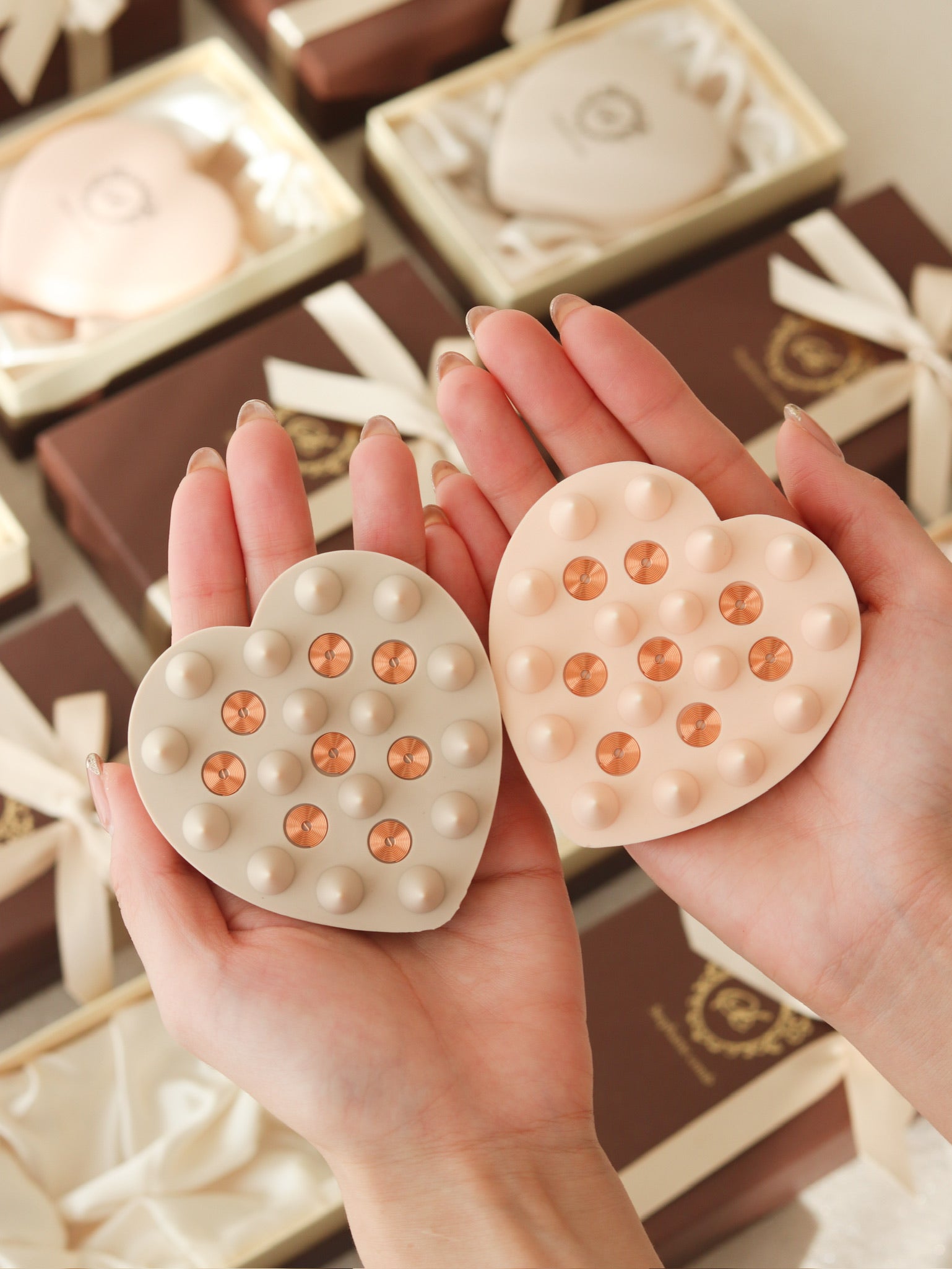 【最終値下げ】 Stephanie comb ステファニーコーム　ポケットプティ Nude Rosé Pouch